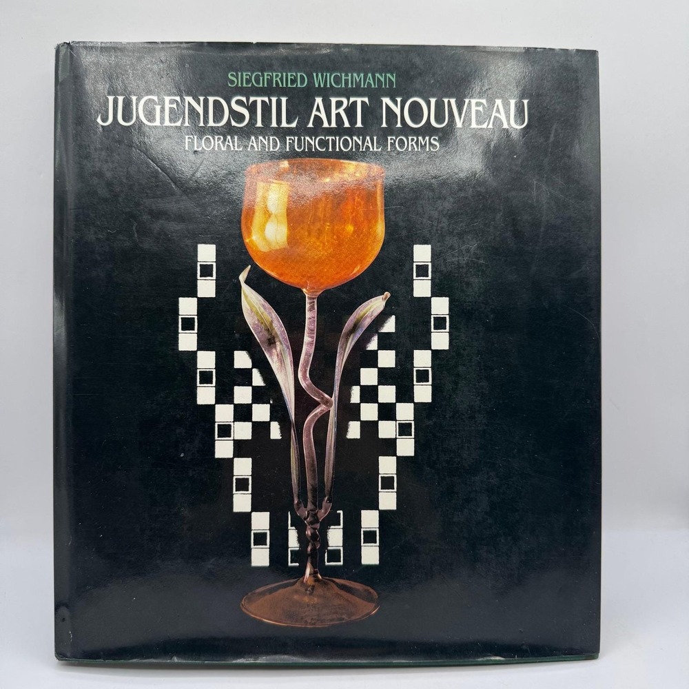 Siegfried Wichmann Jugendstil Art Nouveau Book‎ OS Black Floral Functional Forms